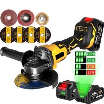 Meuleuse D'Angle Sans Balais Pour Makita, Outil De Meulage À Percussion Électrique Sans Fil, 3 Vitesses Variables, 18v, M14, 125 Tr/min, 10000mm