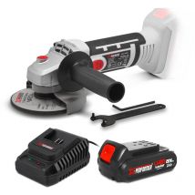 X-performer - Meuleuse d'angle sans fil 20V - 115mm avec batterie 2Ah