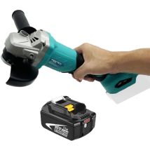 Teetok - Meuleuse,meuleuse D'Angle Sans Fil Électrique Sans Fil De 125 Mm À Usage Intensif, Ponceuse, Meuleuse D'Angle, Remplacementcompatible Avec La