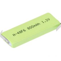 HPE-F6-800 Batteria ricaricabile speciale Prismatica linguette a saldare a z NiMH 1.2 v 770 mAh - Mexcel