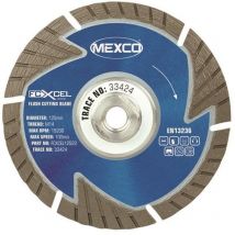 MEXCO FCXCEL12522 FCXCEL Grade Flush Cut Diamond Blade 125 x 22mm MEXFCXL125