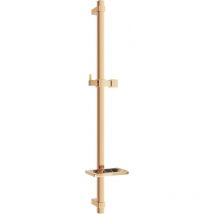 Dq Duschstange mit Seifenschale 80 cm, Rosa Gold - 79381-60 - Mexen