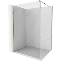 Kioto Duschwand 60 x 200 cm, Transparent 8 mm, Gold - 800-060-101-50-00 - Mexen