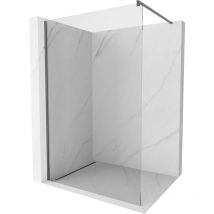 Mexen Kioto Duschwand Walk-in 50 x 200 cm, transparent 8 mm, gun metal - 800-050-101-95-00