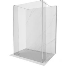 Kioto freistehende Duschwand 170 x 30 x 30 cm, transparent, chrom - 800-170-030-222-01-00-030 - Mexen