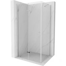 Mexen - Lima klappbare Duschkabine 90 x 70 cm, Transparent, Chrom - 856-090-070-01-00