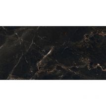 Mexen Marquino Black Glasiertes Feinsteinzeug, Rekt. G1, Boden- Und Wandfliese 120 X 60 Cm, Hochglanz - Tl214-120-060-00