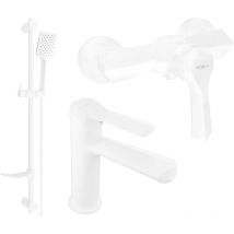 Sabre DF62 Brausegarnitur, Weiß - 72104DF62-20 - Mexen
