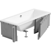 X-st Styroporverkleidung Led Für Rechteckige Badewanne 120-150 X 70-90 Cm, Wei√ü - 55020-01 - Mexen