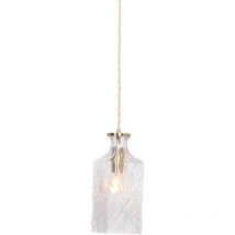 Mexlite - lámpara colgante - Grazio Glass - latón - vidrio metal