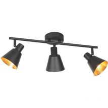 Mexlite - spot - Oeroe - schwarz - metall - aufbauleuchte - E14 -