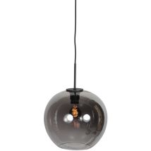 Mexlite - Suspension - Haloswap - Noir - Verre Verre Fumé - Lampe