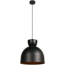 Mexlite - suspension Skandina - noir - métal - 35,5 cm - E27 (grande raccord) - 3683ZW - Noir