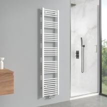 Badheizkörper Design Heizkörper Handtuchtrockner Mittelanschluss Handtuchwärmer 1800x400mm Weiß, 618 Watt - Meykoers