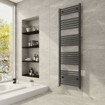 Meykoers - Bathroom Towel Rail Heated Towel Rail Central Heating Radiator 1600x500mm Anthracite