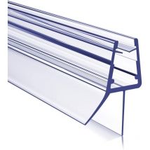 Duschdichtung 80cm, duschtür dichtung pvc Ersatzdichtung für Duschkabine Schwallschutz für 4-6mm Glas - Meykoers