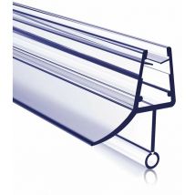 Junta de ducha 60cm Junta de repuesto, junta de pvc para cuarto de ducha, protección impermeable, para vidrio de 4-6 mm - S02 - Meykoers