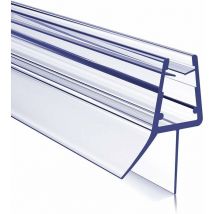 Junta de ducha 100cm Junta de repuesto, junta de pvc para cuarto de ducha, protección impermeable, para vidrio de 4-6 mm - S03 - Meykoers