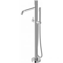 Paffoni - Mezclador de bañera de suelo con ducha de mano de un chorro Jo JO032CR Cromo