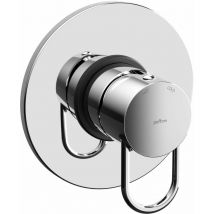 Paffoni - Mezclador de ducha empotrado con 1 salida Joker JK010CR Cromo - 1 Salida