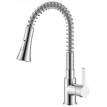 Thewa - Monomando de lavabo Danum con ducha extraíble