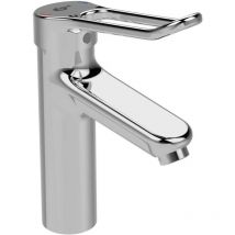 Mezclador de lavabo ceraplus 2 Grande con palanca de bucle, sin vaciador cromado Ideal Standard