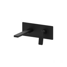 Paffoni - Mezclador empotrado para lavabo con caño de 240 mm Serie Tilt TI106NO Latón - Negro mate