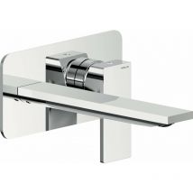 Nobili - Mezclador de lavabo de pared de parte exterior con caño 20 cm Seven SE124198/1CR Cromo