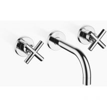 Dornbracht - tara mezclador de pared para lavabo, proyección de 160