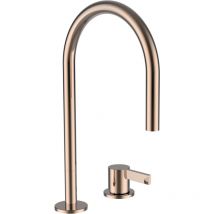 Laufen - Kartell Mezclador de lavabo de 2 agujeros, caño giratorio,