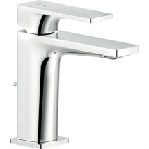 Nobili - Mezclador de lavabo modelo cuadrado cromado Seven SEE124118/1CR Cromo