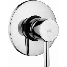 Paffoni - Mezclador empotrado para ducha placa ø 116 light LIG010CR Cromo - 116 - 1 Salida