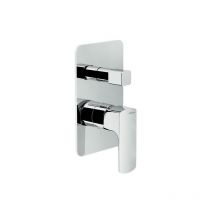 Mezclador monomando de ducha empotrado 180x110 mm en latón con desviado Nobili Acquaviva - Standard