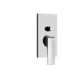 Mezclador monomando de ducha en latón cromado - Alpi Una 18