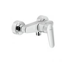 Mezclador monomando de ducha exterior de 42 mm en latón cromado Nobili Hof