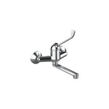 Tiemm - Mezclador monomando de pared con palanca clínica - Ten Line, cromo