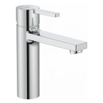 Roca - A5A3996C00 naia Grifo Monomando Lavabo Mezzo Liso Desagüe Clic Clac Cromo - ref: A5A3996C00