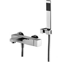 Elle serie EL023CR mezclador externo para bañera con ducha de mano Cromado - Latón - Paffoni