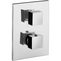 Mezclador termostático empotrado 3 salidas Paffoni Level LEQ519CR Cromo - 3 salida - In ABS