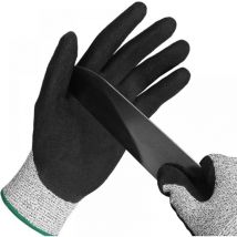 M)Gant Anti Coupure,Gant Huitre La Protection Convient Aux Gants De Travail Pour Les Huîtres,La coupe De Viande, Le Jardinage Et La Sculpture