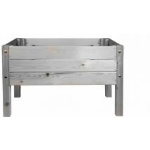 Mgc24 - Hochbeet Massiv für Kinder 79x40x50cm Kiefernholz anthrazit