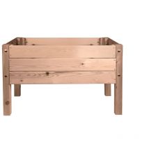 Mgc24 - Hochbeet Massiv für Kinder 79x40x50cm Kiefernholz dunkelbraun