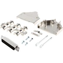 Mh Connectors Mhdm25-hd44ms-k Kit Embase Sub-d Femelle 180 ° Nombre De Pôles: 25 Fût À Souder 1 Pc(s)