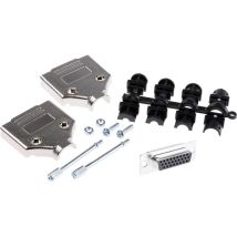 Mh Connectors Mhdtpk15hd26fs-k Kit Embase Sub-d Femelle 180 ° Nombre De Pôles: 15 Fût À Souder 1 Pc(s) W297203