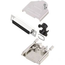 MHDTZK25-DM25S-K kit connettori femmina sub-d 180 ° Numero Poli (num): 25 Punte a saldare 1 pz. - Mh Connectors