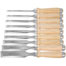 MHG - Stechbeitel-Satz mit Holzheft, Anzahl Beitel: 9