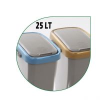 Bidone pattumiera raccolta differenziata ecoswing 25LT cornice vari colori Mhome Blu'