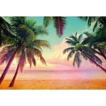 Komar - papier peint panoramique plage multicolore - Sanders & Sanders