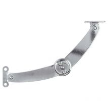Bisagra compas frenante 90o niquel derecha 150mm , 0UNIDADES - Hafele