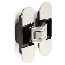 Koblenz - bisagra invisible k-8000 para puertas de paso apertura 180o 60kg. triple regulación 3d acabado níquel satin.